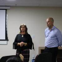 Com a diretora geral da ESA/RS, Rosngela Herzer