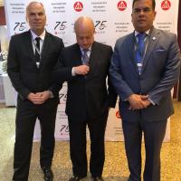Com o presidente da AASP, Dr Luiz Periss Duarte Jr, e  com o presidente da Caixa de Assistncia dos Advogados da Bahia (CAA-BA), Dr Luiz Coutinho