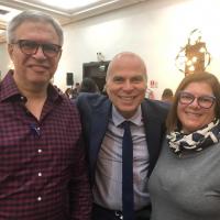 Com Rolf Madaleno e Andreia Pachs
